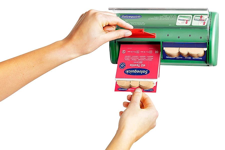 Automat z plastrami opatrunkowymi Salvequick Dispenser Cederroth