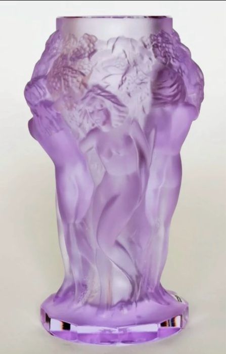 Wazon szkło aleksandrytowe Curt Schlevogt Hoffmann Czechy