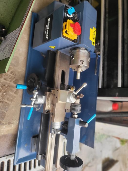 Мини токарный настольный станок по металлу Enchell