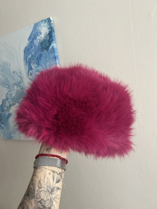 Czapka futrzana futerko zimowa czapa toczek