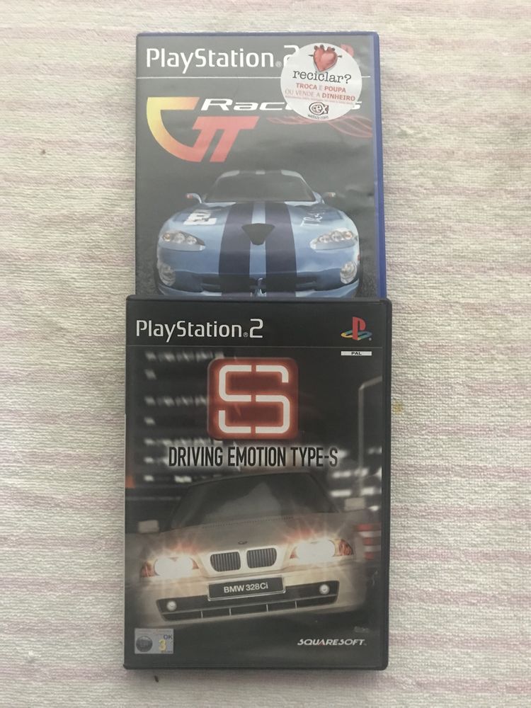 2 jogos ps2 - GT racers e S Driving emotion type-s