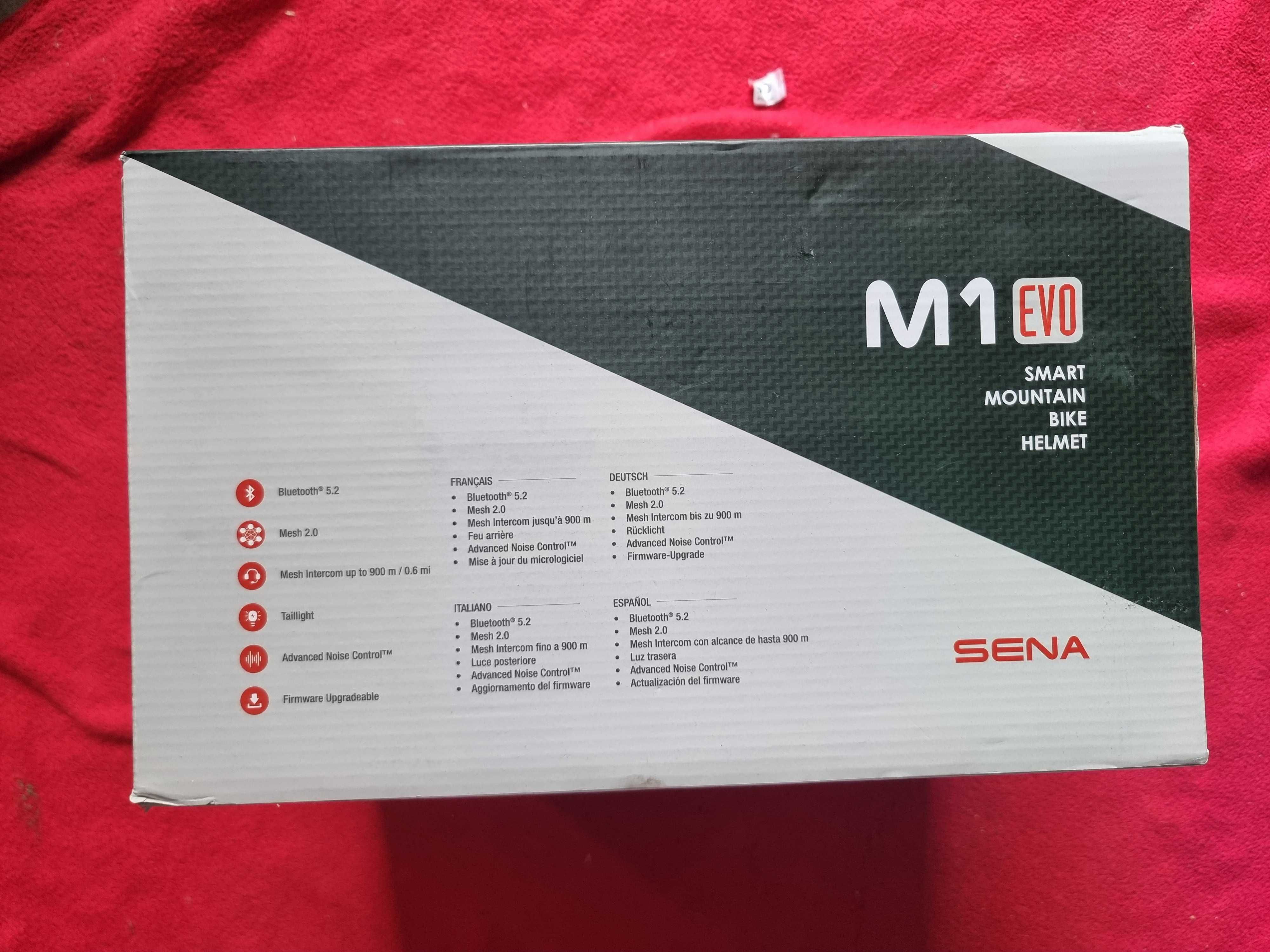 Kask rowerowy Sena M1 EVO Smart MTB – Bluetooth, interkom, rozm. L