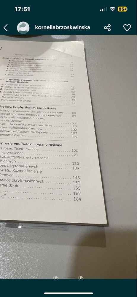 poRęcznik do biologii klasa 5  piąta Nowa Era