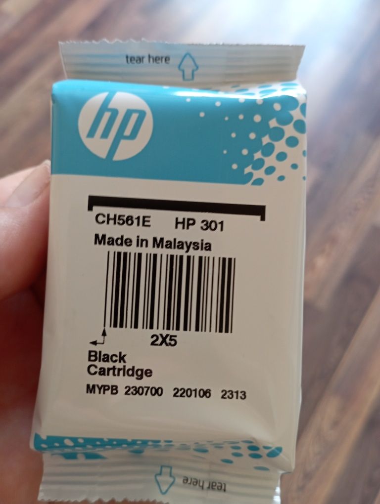 Оригінальний Новий картридж HP 301 чорного кольору