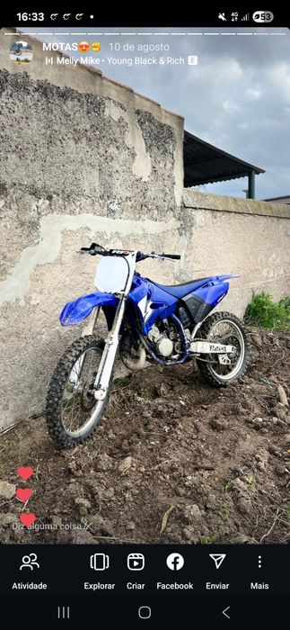 Yz 125 avariada.