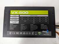 Блок питания 500Вт для ПК Aerocool VX-500 /питание видеокарты 1x6pin
