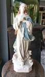 Antiga escultura em gesso Nossa Senhora da Conceição