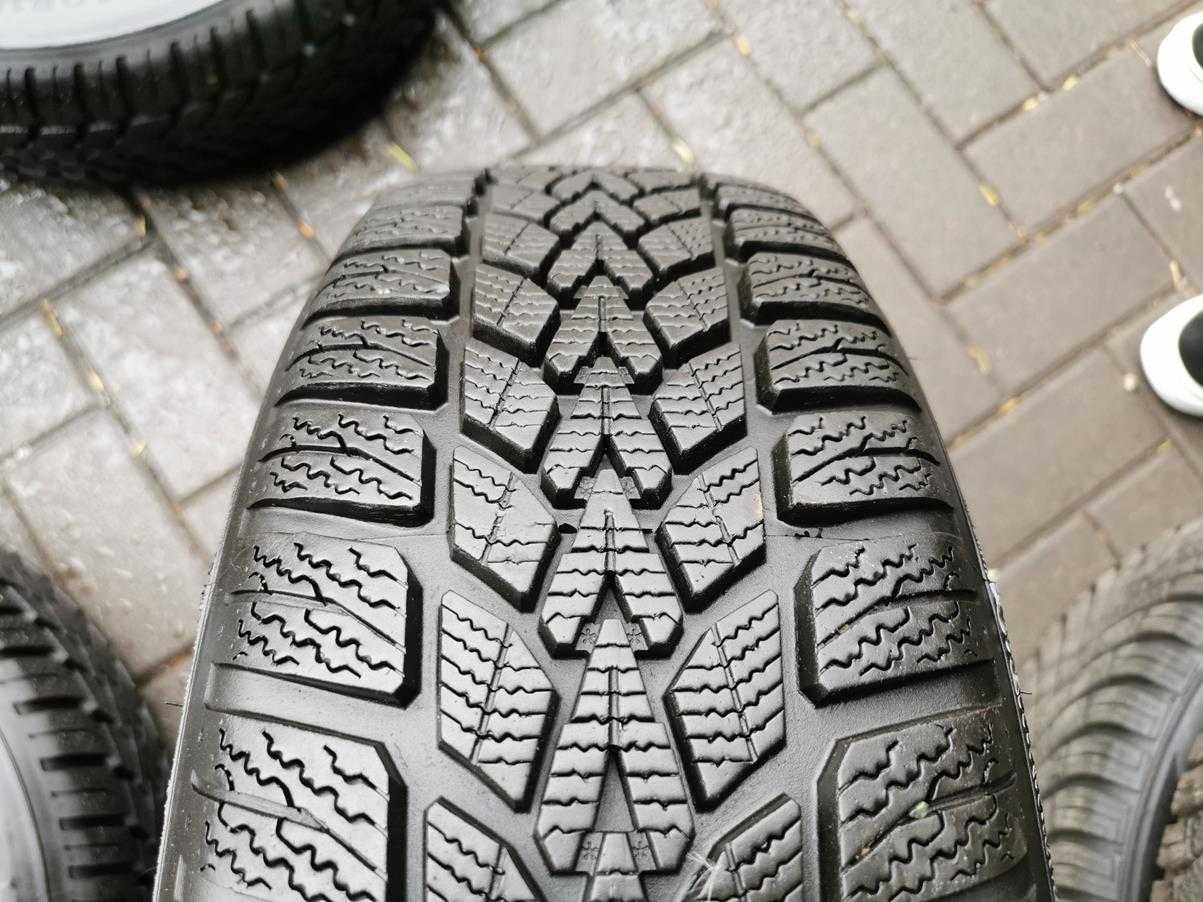 185/60 88T R15 DUNLOP 2022r 7mm jak NOWE Opony Zimowe 4szt