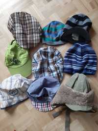 Czapki dziecięce, czapki z daszkiem, zimowe, wiosenne, kapelusz