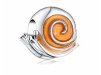 Srebrny Koralik Charms Beads Wolny Ślimak Snail New51