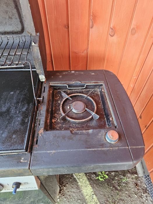 Grill gazowy duży świetny Campingaz zeliwny 3 palniki+ 1