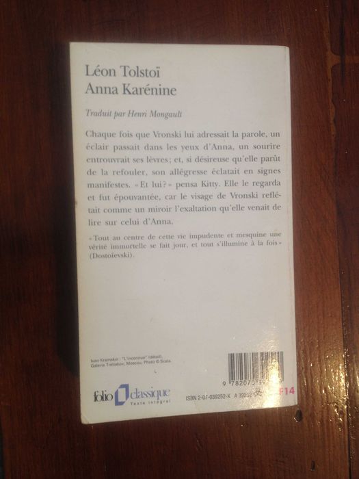 Tolstoï - Anna Karènine (em Francês)