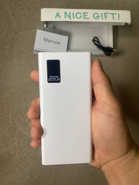 Павербанк на 10000mAh, Білий павер