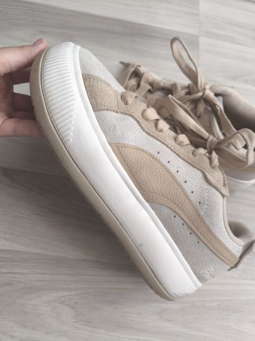 Buty sportowe sneakersy Puma beżowe kremowe rozmiar 39