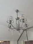 Lampa glamour PARIA + 5 kinkietów