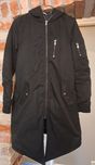 Długa bomberka z kapturem H&M 36 S 38 M 34 XS
