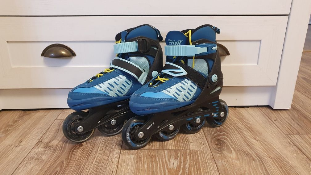 Rolki regulowane Crivit rozm 29-33 ABEC7 72 mm