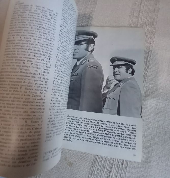 Raro livro sobre Ramalho Eanes enquanto Presidente