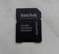Adapter Micro SD_SD_Sandisk_nowy_tanio
