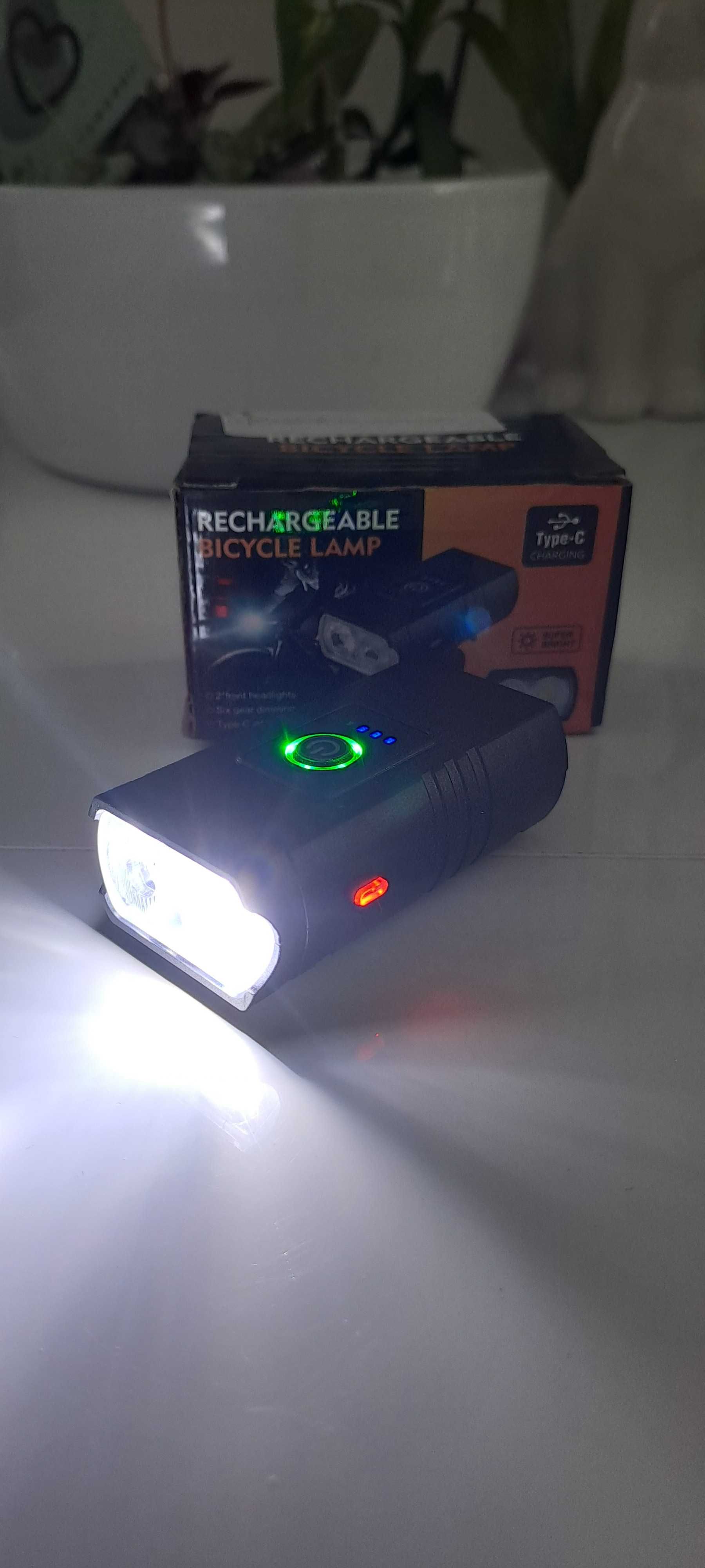 Lampa przednie światło do roweru ze ściemniaczem- super mocne