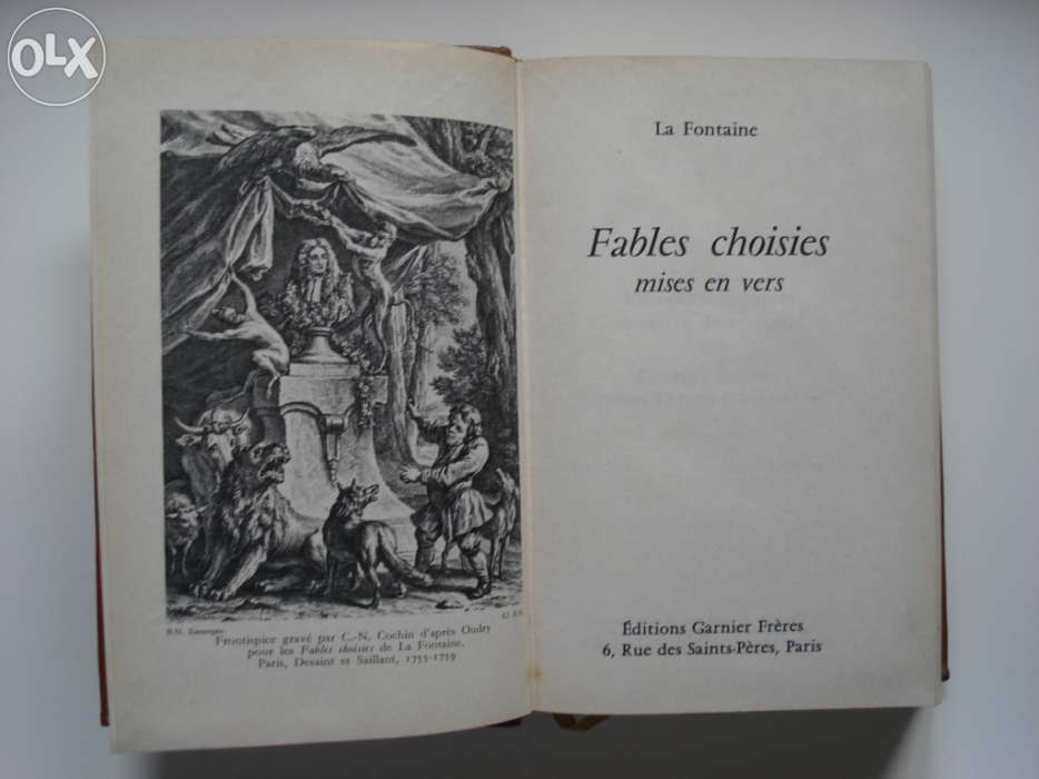 La Fontaine - "Fables Choisies, Mises En Vers" (1972)