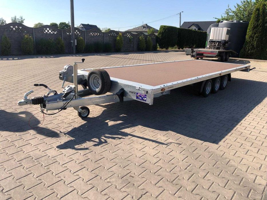 Wynajem Autolawet Wypożyczalnia lawet przyczep Poznań DMC 3500kg 3osie