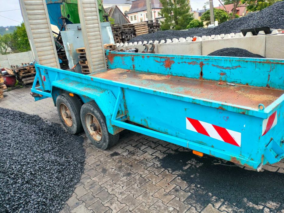 Przyczepa Tandem Laweta niskopodwoziowa dmc 10t do transportu sprzetu