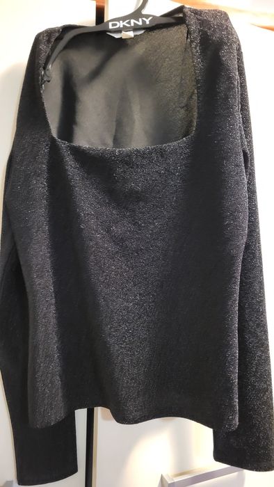 Bluzka dzianinowa, granatowa, marka HM