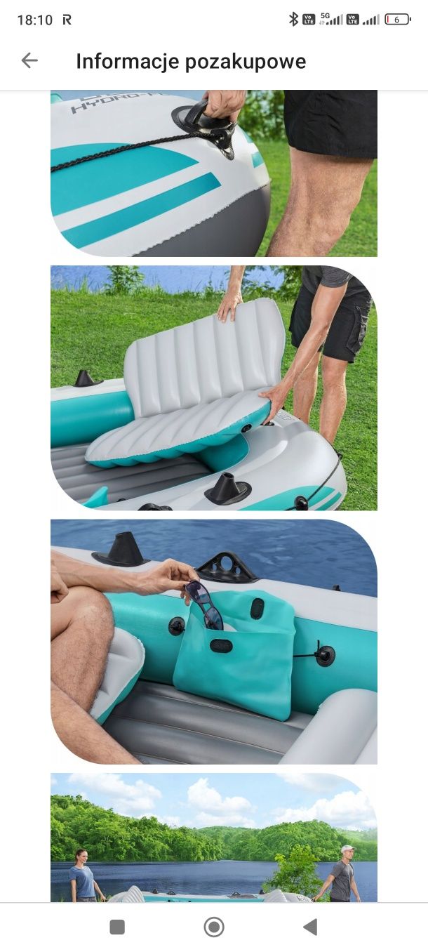 Ponton 5 osobowy Elite Hydro Force Adventure