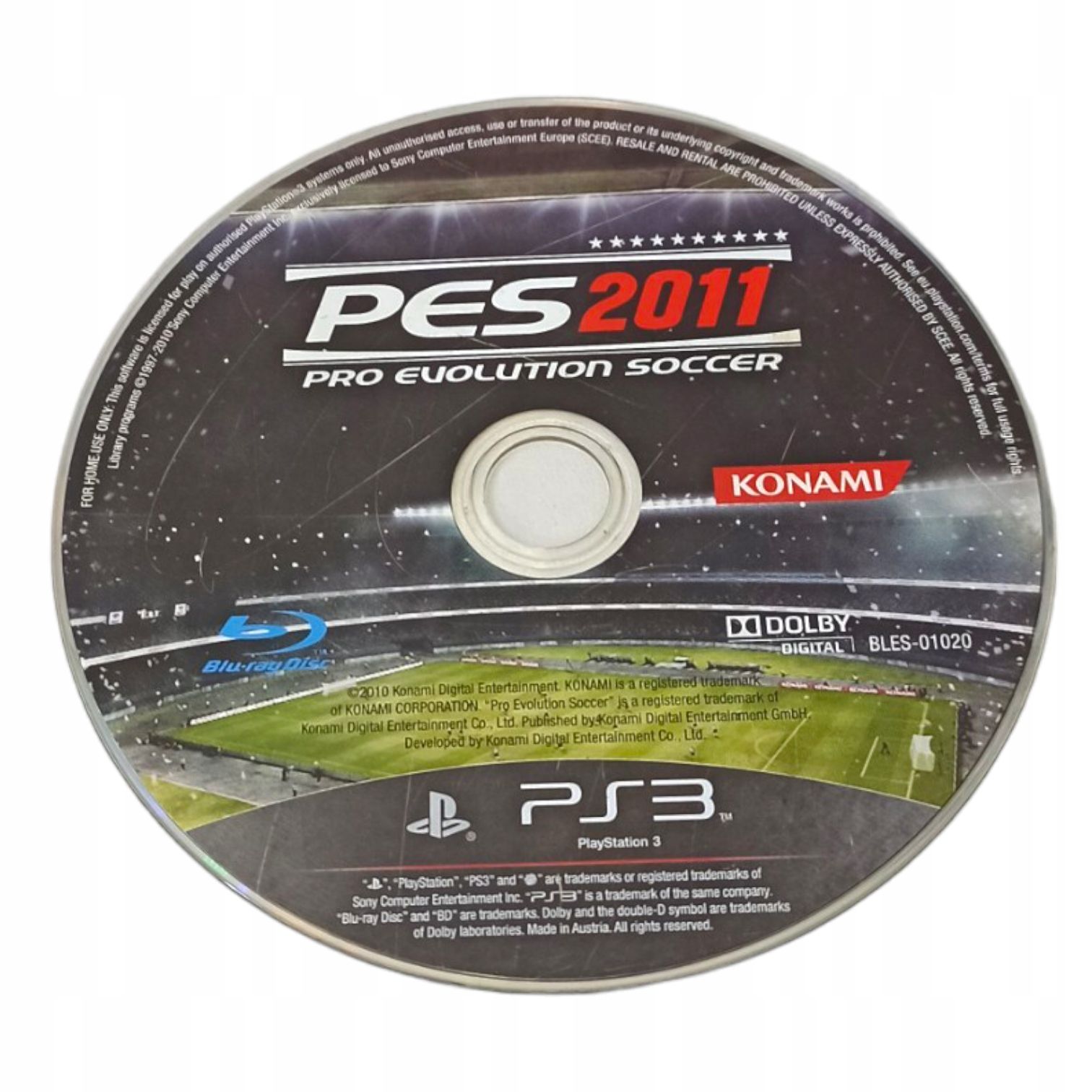 Pro Evolution Soccer 2011 - Pes 2011 Ps3