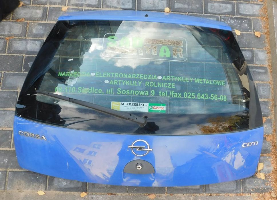 klapa tylna tył szyba OPEL CORSA C