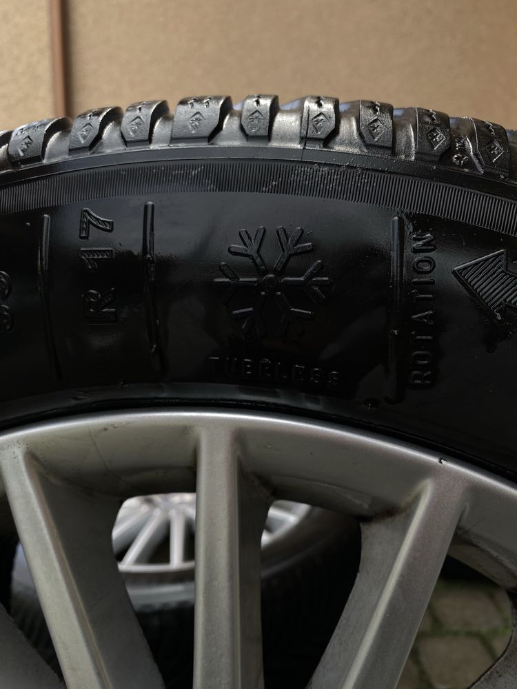 4 koła zimowe Mercedes-Benz Vito 225/55 R17 z felgami aluminiowymi