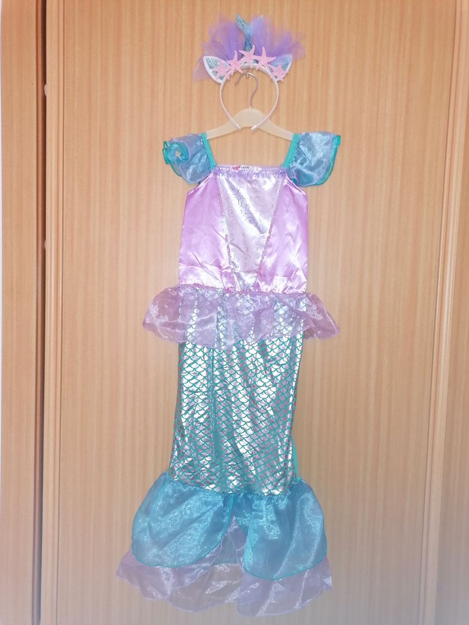 Vestido Sereia 8/9 anos