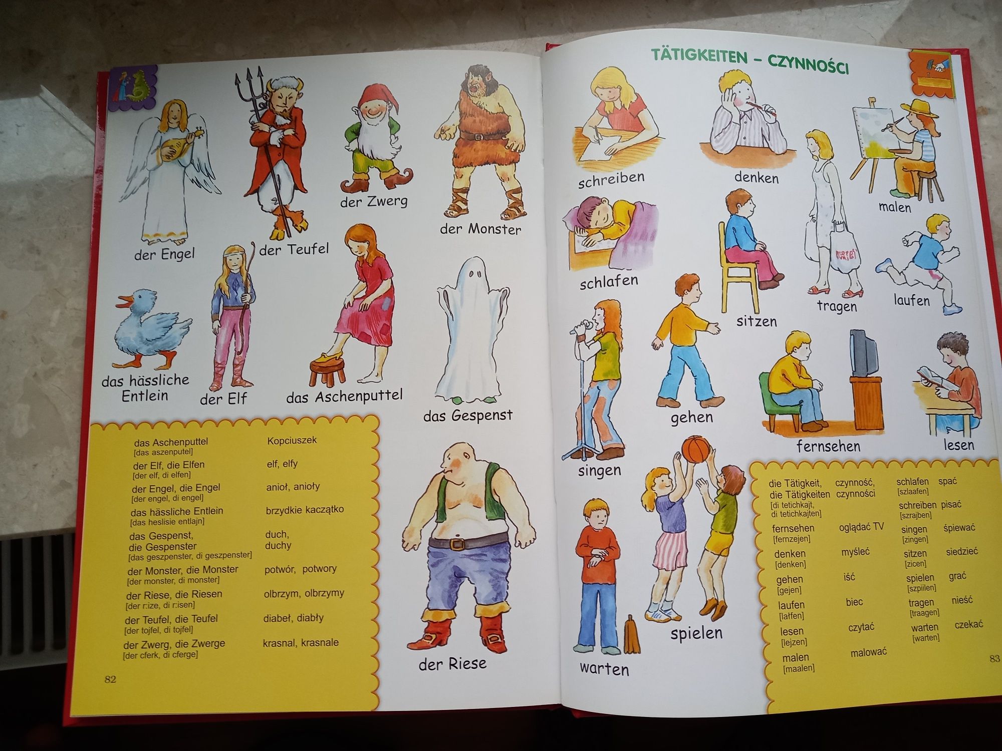 Obrazkowy słownik języka niemieckiego dla najmłodszych