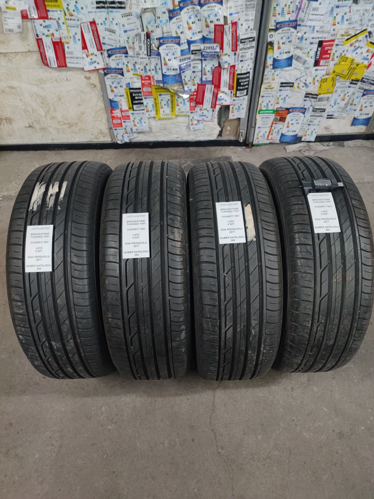 Opony letnie 215/60R17 96H Bridgestone Turanza 2017r