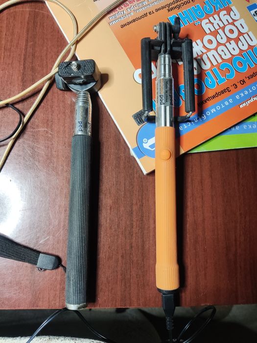 Селфи палки. С управлением и без.