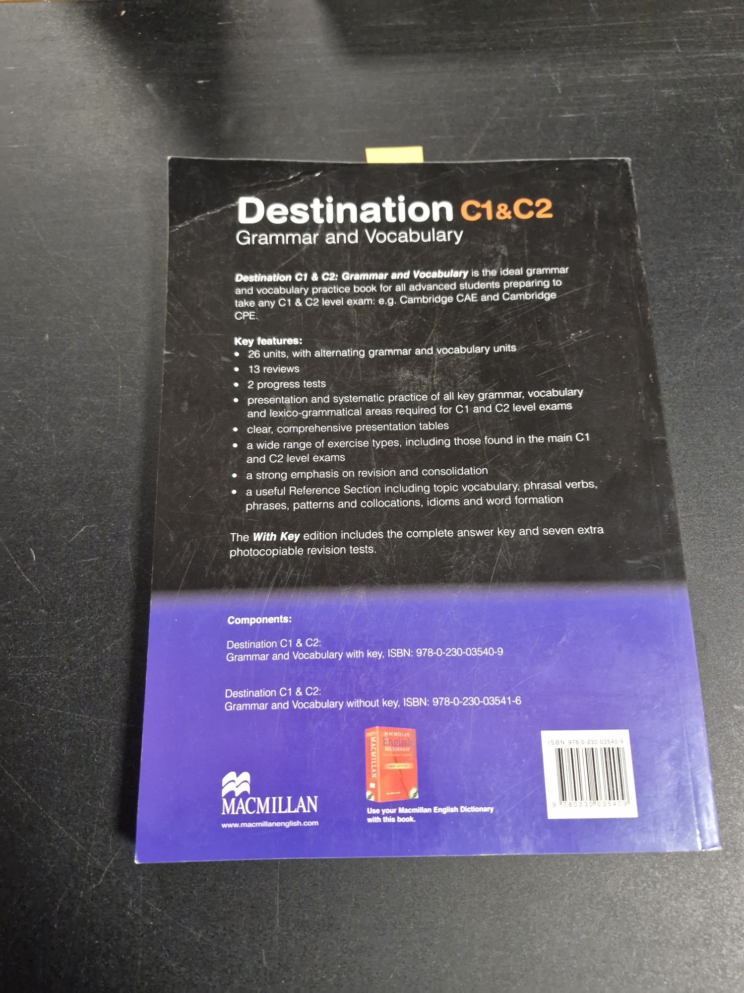 A213D. "Destination  C1 &C2 Grammar &Vocabulary witam answer key"