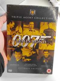 James Bond 3x DVD 3 filmy kolekcja nowe