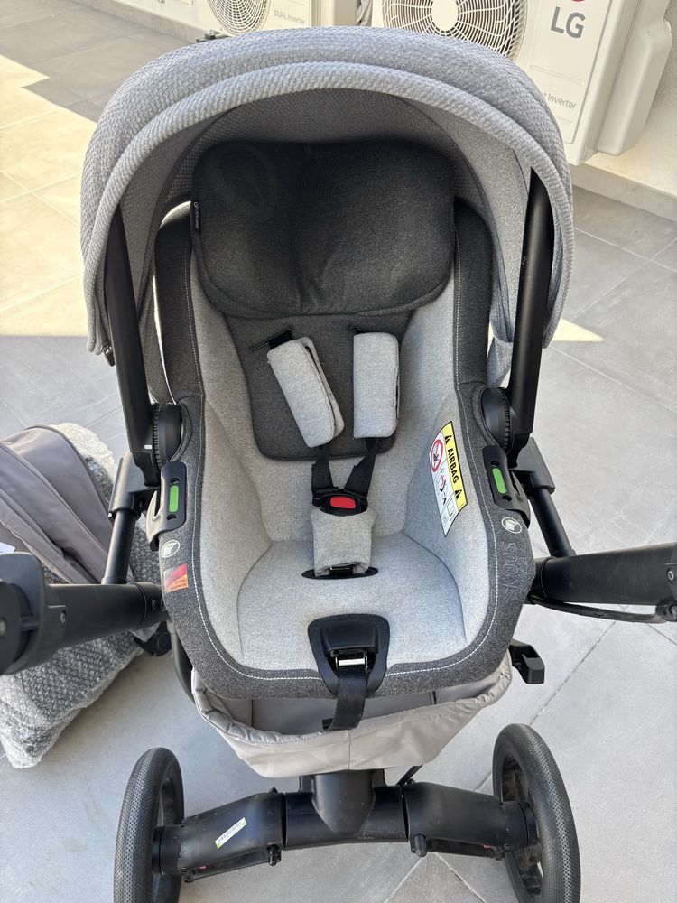 Trio Jané: Carrinho Neo Plus + alcofa + ovo koos isize r1 + isofix