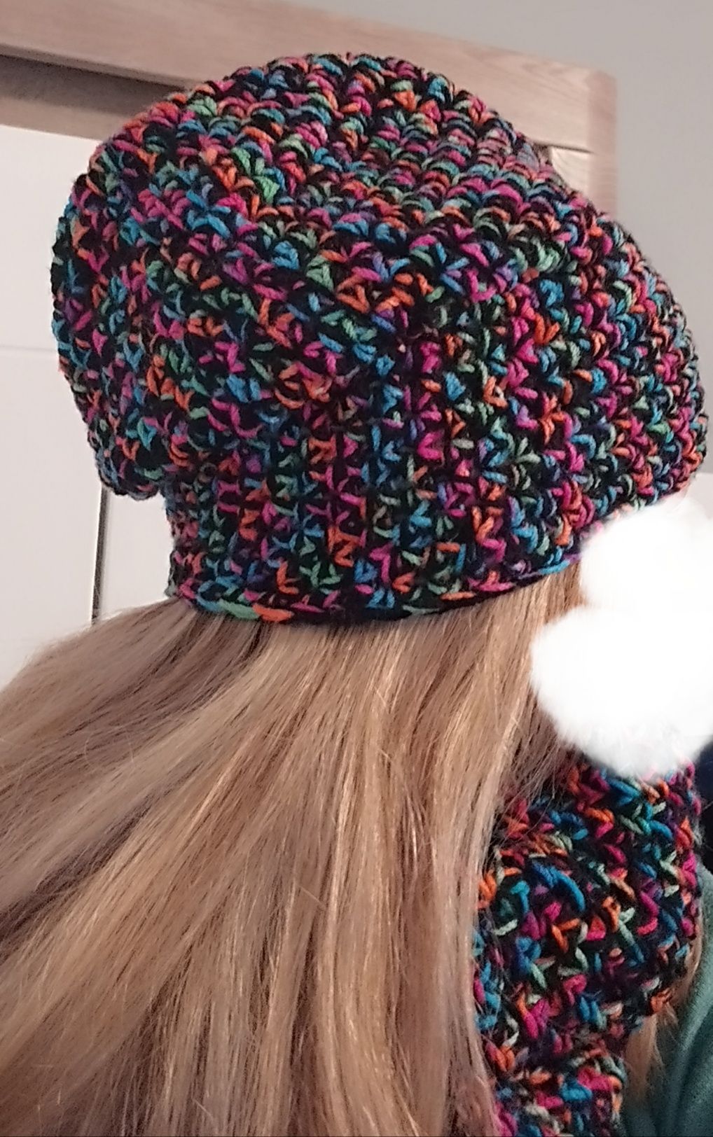 Czapka i komin - komplet Handmade - NOWE