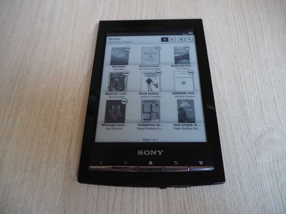 Czytnik E-booków SONY PRS-T1 sprawny, w futerale i z Wi-Fi