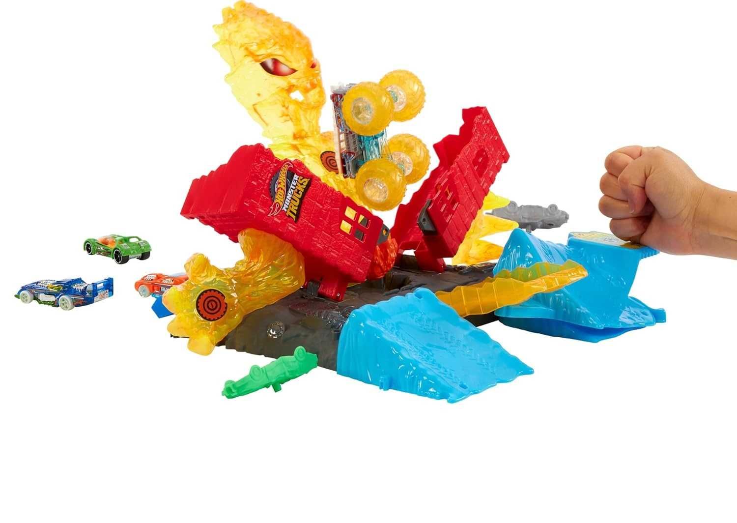 Ігровий набір Hot Wheels Monster Trucks Power Smashers 5 Alarm