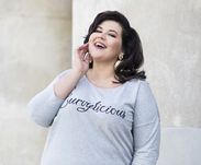 Tom&Rose Ewa Zakrzewska bluzka szara 46 plus size