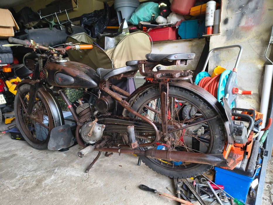 Motocykl miele k31 Sachs 1953rok