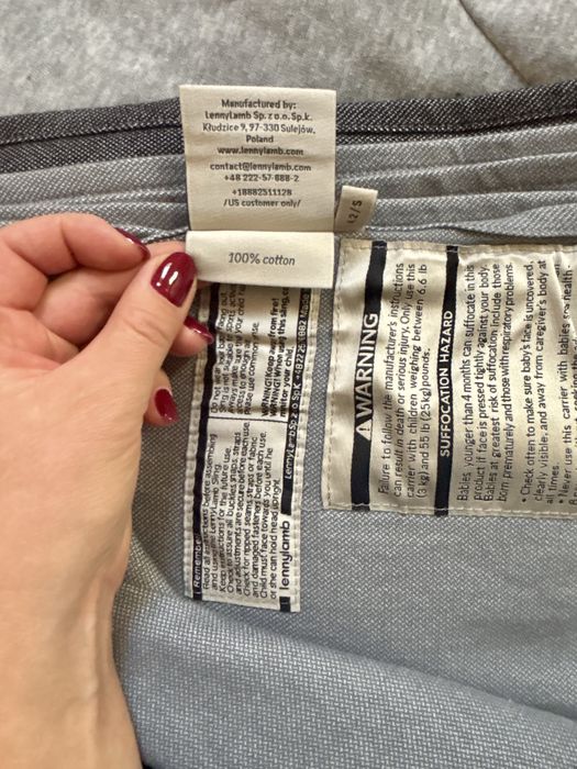 Zestaw dla pary - Dwie Chusty LennyLamb Storchenwiege GRATIS