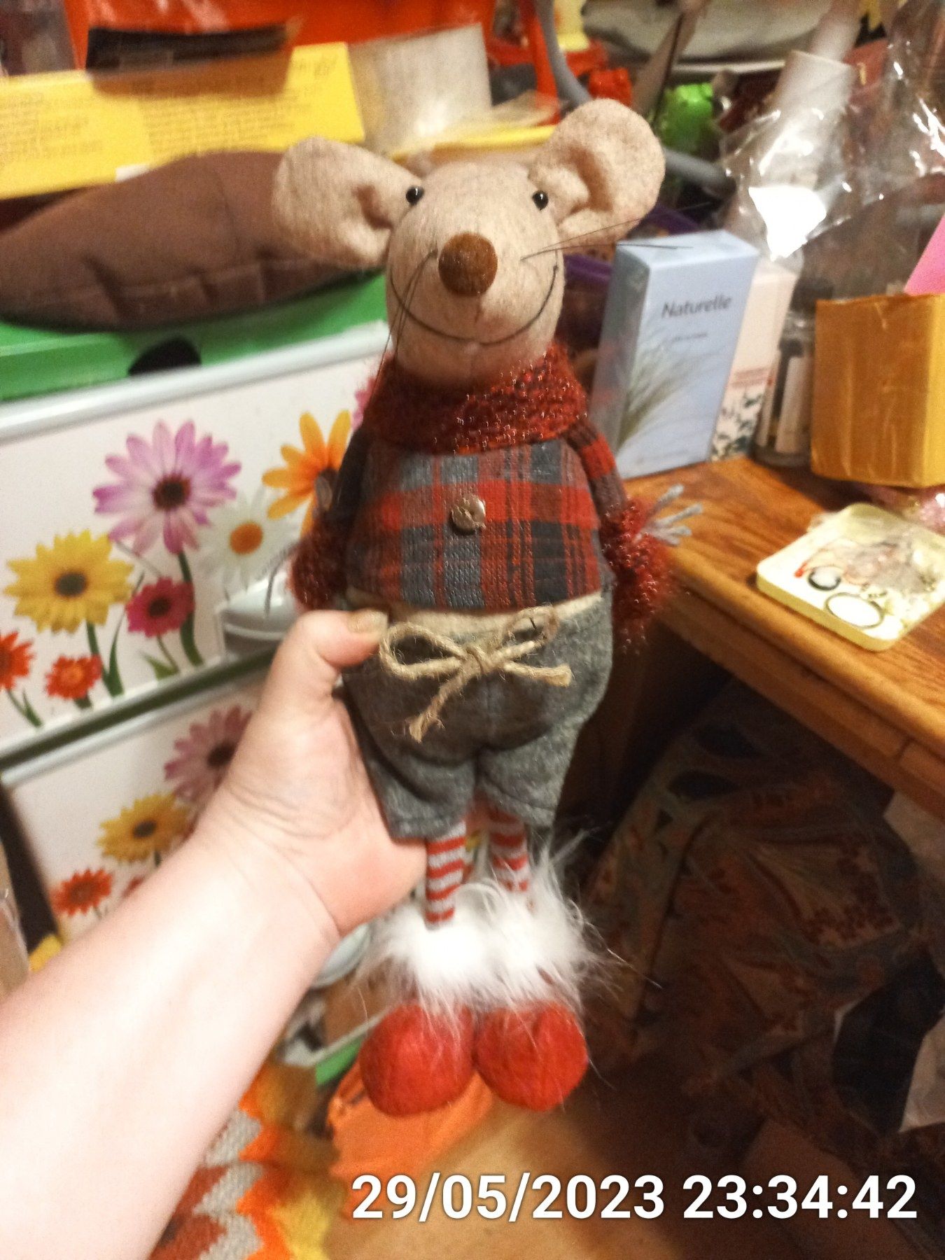 Игрушка мышь крыса хендмейд из Англии куколка