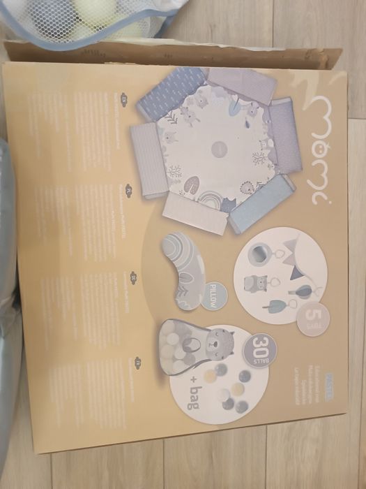 Дитячий килимок MoMi Pastel 3 в 1