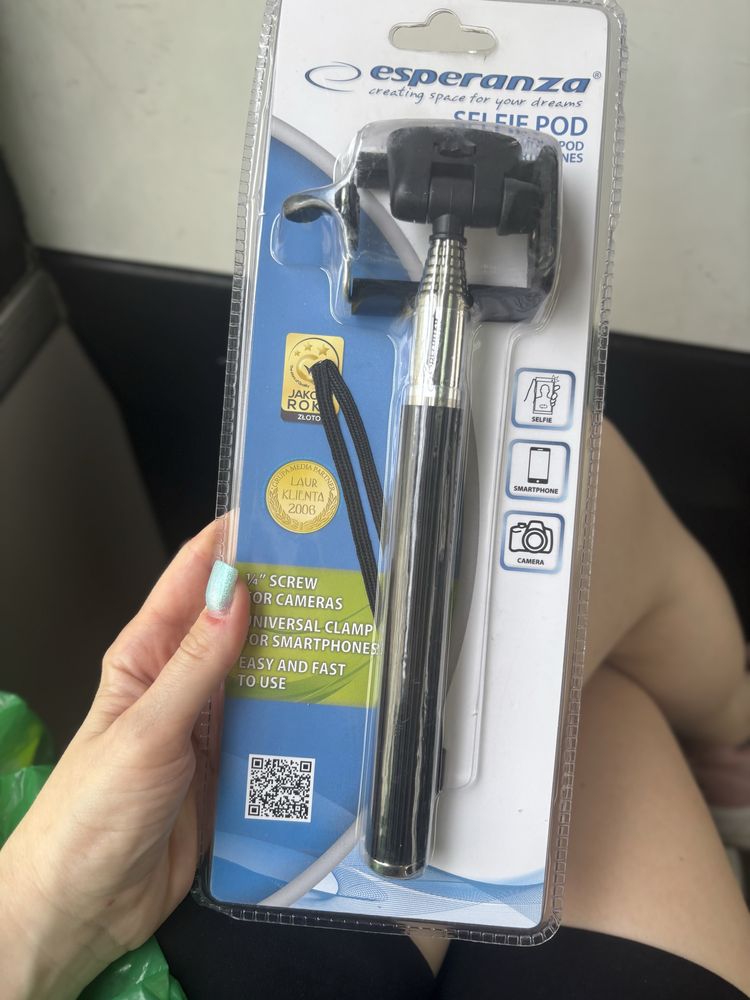 Selfiestick Esperanza selfiepod selfie pod monopod telefon aparat