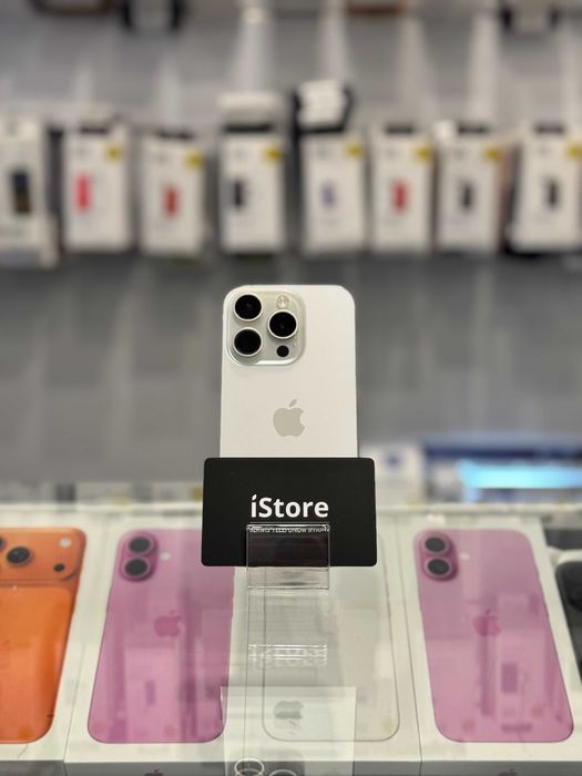 iPhone 15 PRO • 128 GB • White Titanium • 92% bateria • GWARANCJA •
