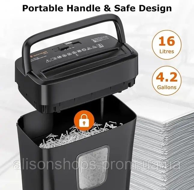 Шредер Bonsaii C261-C, подрібнювач папер